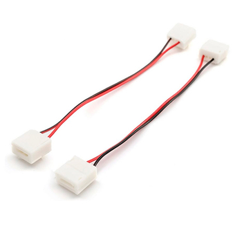 Комплект коннекторов Apeyron Electrics 09-14 (2 клипсы с проводами) для одноцветной светодиодной ленты 12В 10мм IP65 - Светильники - Cветодиодные ленты - . Магазин оборудования для автономного и резервного электропитания Ekosolar.ru в Рыбинске