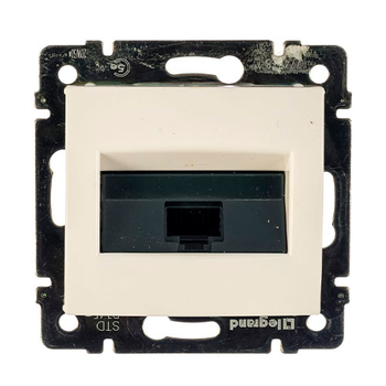 Информационная розетка Legrand Valene RJ45 UTP 5 кат 1 выход б/з белая - Электрика, НВА - Выключатели и розетки - Розетки - . Магазин оборудования для автономного и резервного электропитания Ekosolar.ru в Рыбинске