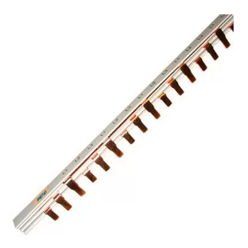 Шина соединительная PIN 3-фазная 63А (1м) Энергия, 5 шт - Электрика, НВА - Щитки и аксессуары для монтажа - Шины нулевые - . Магазин оборудования для автономного и резервного электропитания Ekosolar.ru в Рыбинске