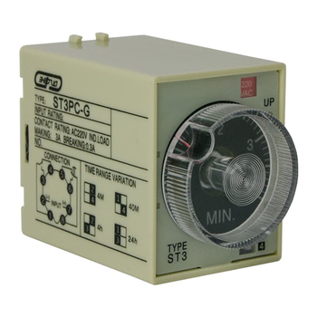 Реле времени 220V ST3PC-G (4-24h) Энергия - Электрика, НВА - Реле, автоматизация и управление - Реле времени - . Магазин оборудования для автономного и резервного электропитания Ekosolar.ru в Рыбинске