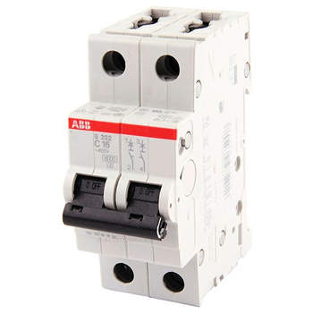 Автоматический выключатель ABB S202 2P 40А (С) 6kA - Электрика, НВА - Модульное оборудование - Автоматические выключатели - . Магазин оборудования для автономного и резервного электропитания Ekosolar.ru в Рыбинске