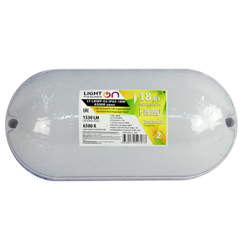 Банник LT-LBWP-03-IP65-18W-6500К LED овальный - Светильники - Для ЖКХ - . Магазин оборудования для автономного и резервного электропитания Ekosolar.ru в Рыбинске