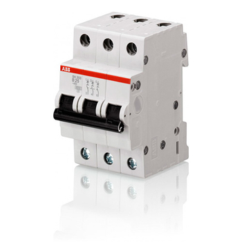 Автоматический выключатель ABB SH203L 3P 25А (С) 4,5kA - Электрика, НВА - Модульное оборудование - Автоматические выключатели - . Магазин оборудования для автономного и резервного электропитания Ekosolar.ru в Рыбинске