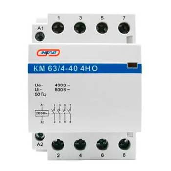 Модульный контактор КМ63/4P 40A 4НО Энергия - Электрика, НВА - Коммутационное оборудование - Контакторы - . Магазин оборудования для автономного и резервного электропитания Ekosolar.ru в Рыбинске
