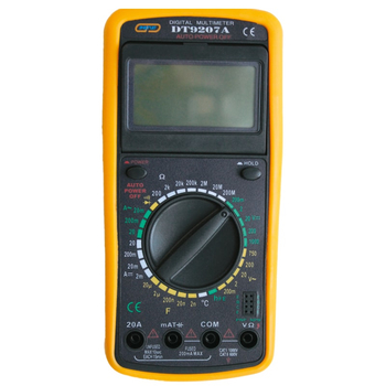 Мультиметр DT 9207 Энергия - Электрика, НВА - Измерительный инструмент - Мультимеры - . Магазин оборудования для автономного и резервного электропитания Ekosolar.ru в Рыбинске