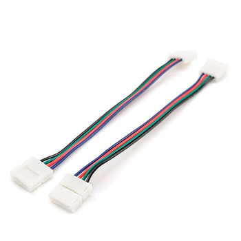 Комплект коннекторов Apeyron Electrics 09-12 (2 клипсы с проводами) для RGB-светодиодной ленты 12В IP20 10 мм - Светильники - Cветодиодные ленты - . Магазин оборудования для автономного и резервного электропитания Ekosolar.ru в Рыбинске