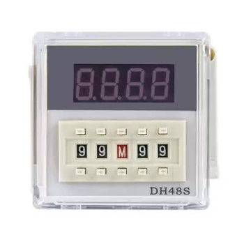 Реле времени цифровое 220V DH48S-2Z AC Энергия - Электрика, НВА - Реле, автоматизация и управление - Реле времени - . Магазин оборудования для автономного и резервного электропитания Ekosolar.ru в Рыбинске