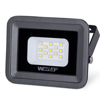 Светодиодный прожектор WOLTA WFL-10W/06W серый 5500K 10Вт SMD IP65 850Лм - Светильники - Прожекторы - . Магазин оборудования для автономного и резервного электропитания Ekosolar.ru в Рыбинске