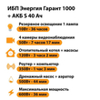 ИБП Энергия Гарант 1000 + Аккумулятор S 40 Ач - 12В (600Вт - 36мин) - ИБП и АКБ - ИБП для котлов - . Магазин оборудования для автономного и резервного электропитания Ekosolar.ru в Рыбинске