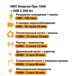 ИБП Энергия Про 1000 + Аккумулятор S 200 Ач - 12В (700Вт - 156мин) - ИБП и АКБ - ИБП для котлов - . Магазин оборудования для автономного и резервного электропитания Ekosolar.ru в Рыбинске
