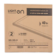 Панель ультратонкая светодиодная LightPhenomenON LT-UTP-02-IP40-40W-6500К 4E комплект с драйвером - Светильники - Для общественных зданий - . Магазин оборудования для автономного и резервного электропитания Ekosolar.ru в Рыбинске