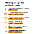 ИБП для котла Энергия Про 800 + Аккумулятор Grid 100 Ah 12 v (500Вт - 109мин) - ИБП и АКБ - ИБП для котлов - . Магазин оборудования для автономного и резервного электропитания Ekosolar.ru в Рыбинске